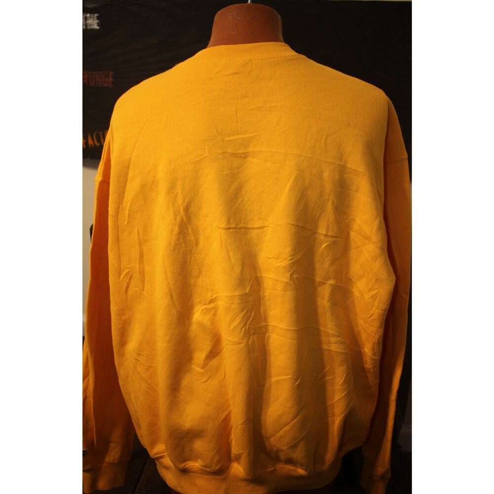 Champion Eco Fleece Marquette University Sweatshirt XXL Yellow Vintage sweater - Picture 3 of 10